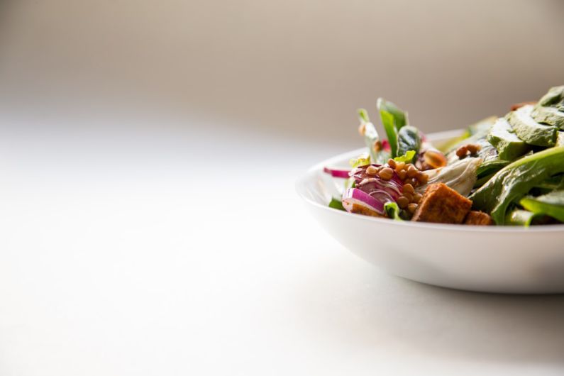 Street Food Menus - vegetable dish in white ceramic bowl