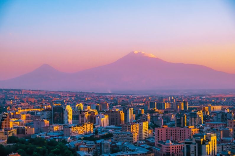 Anime - aerial view of city buildings during daytime