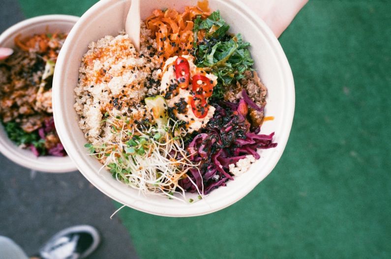 Festival Food - cooked food on white bowl